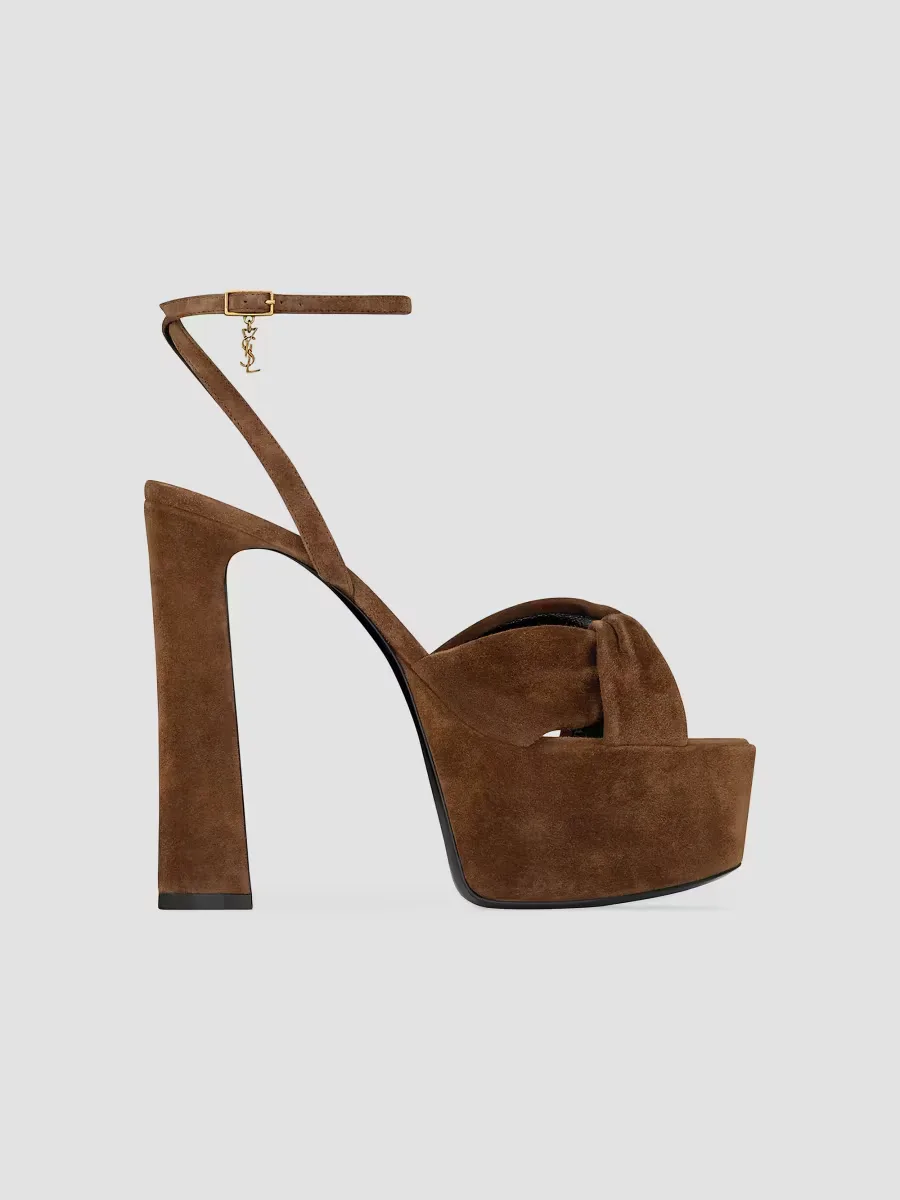 Franciane Platform Sandals in Suede