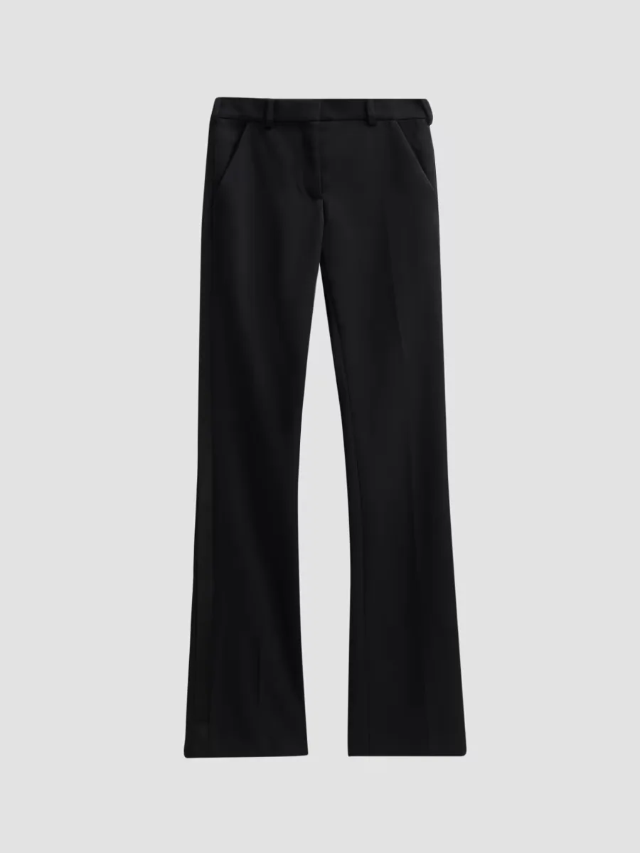 Satin Wool Tailored Pants by Balmain