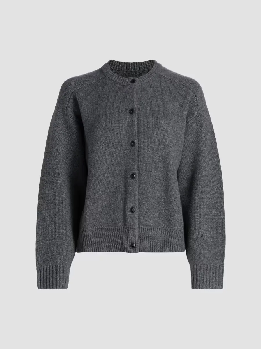 Aidar Wool-Cashmere Cardigan by Loulou de Saison