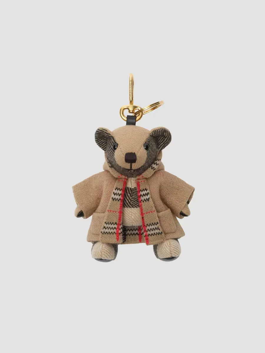 Thomas Cape Cashmere Bag Charm by Burberry