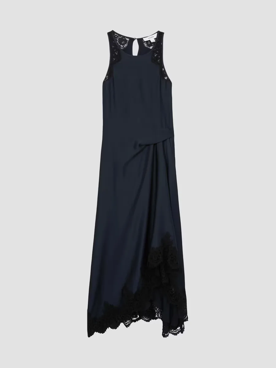 Anais Lace-Trim Cocktail Dress