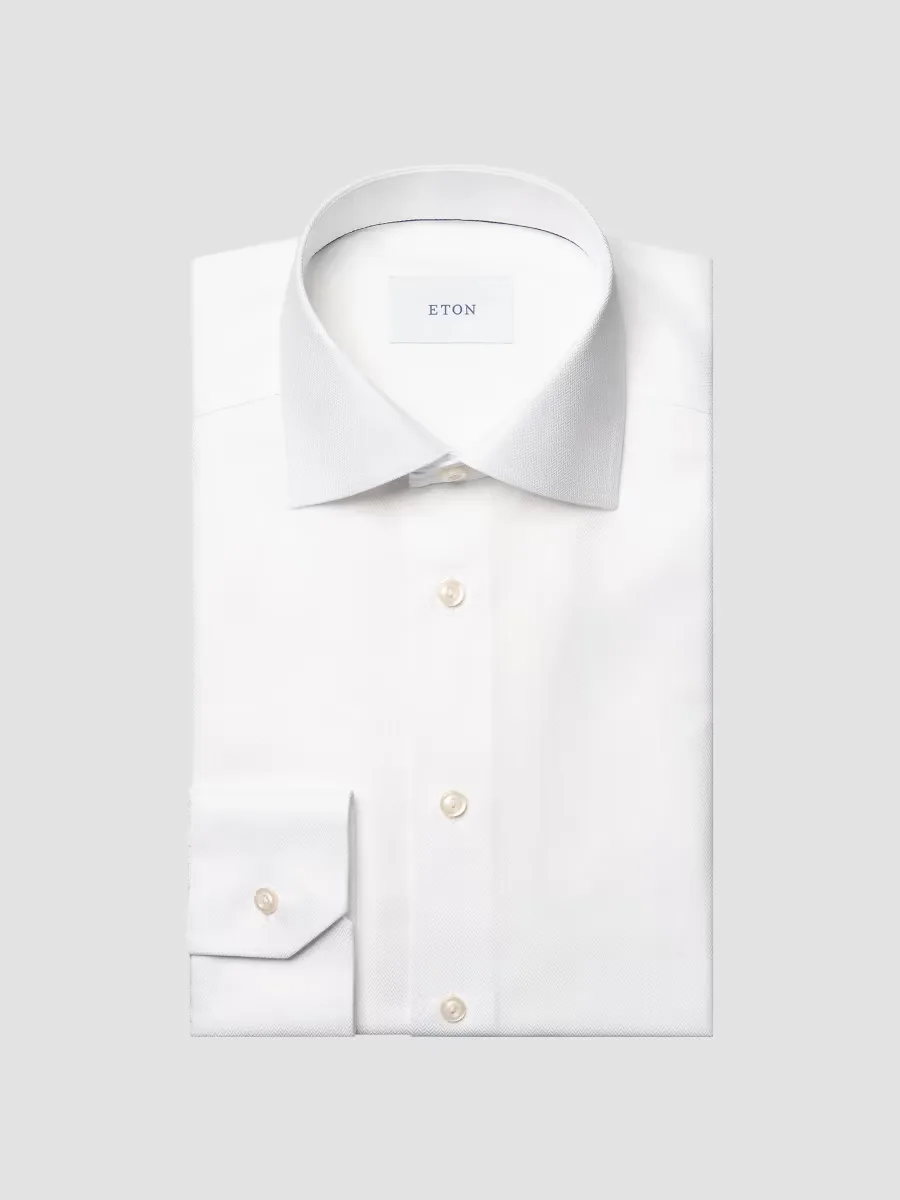 Herringbone Twill Shirt by Eton
