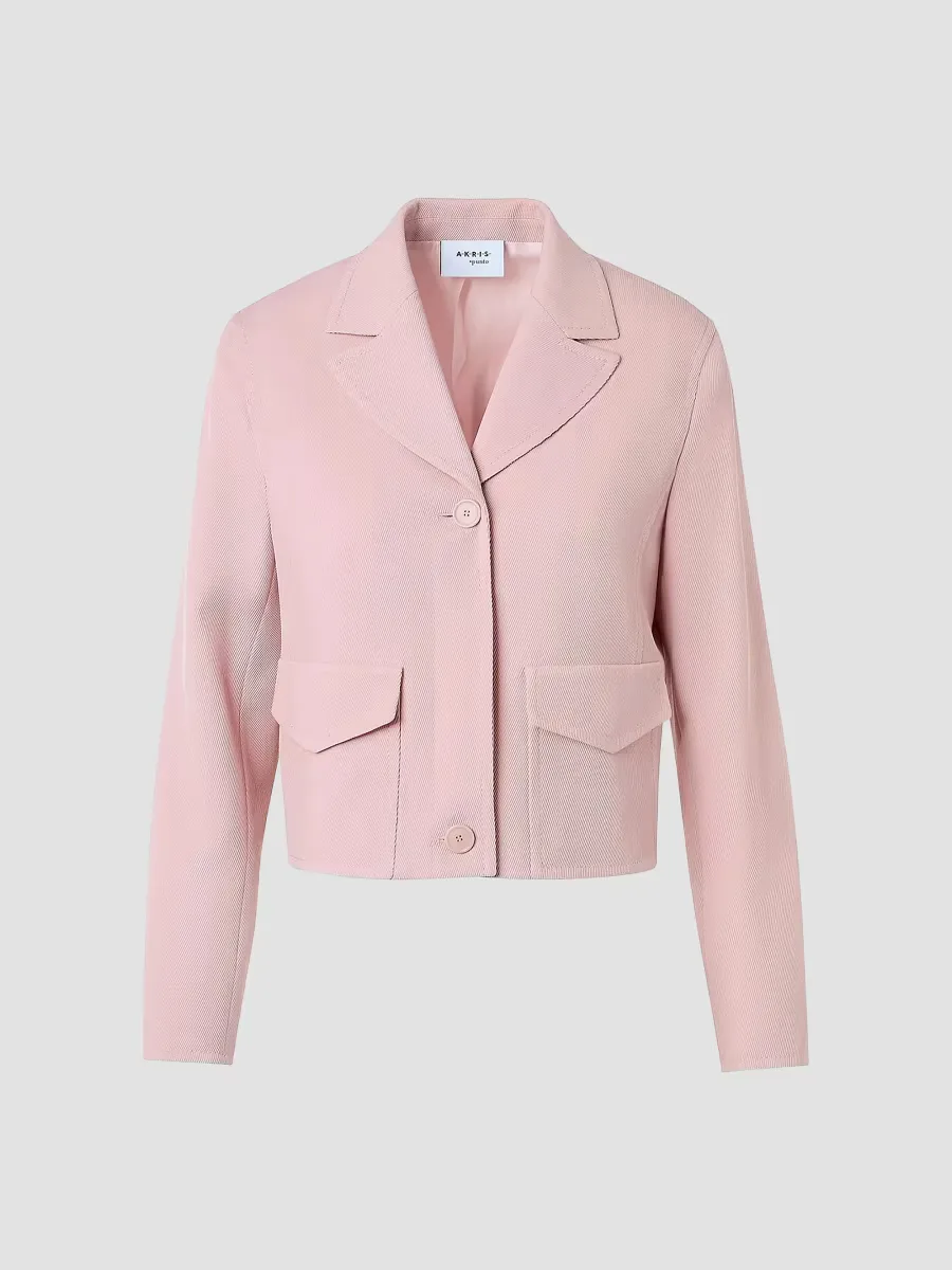Cropped Wool Jacket by Akris Punto