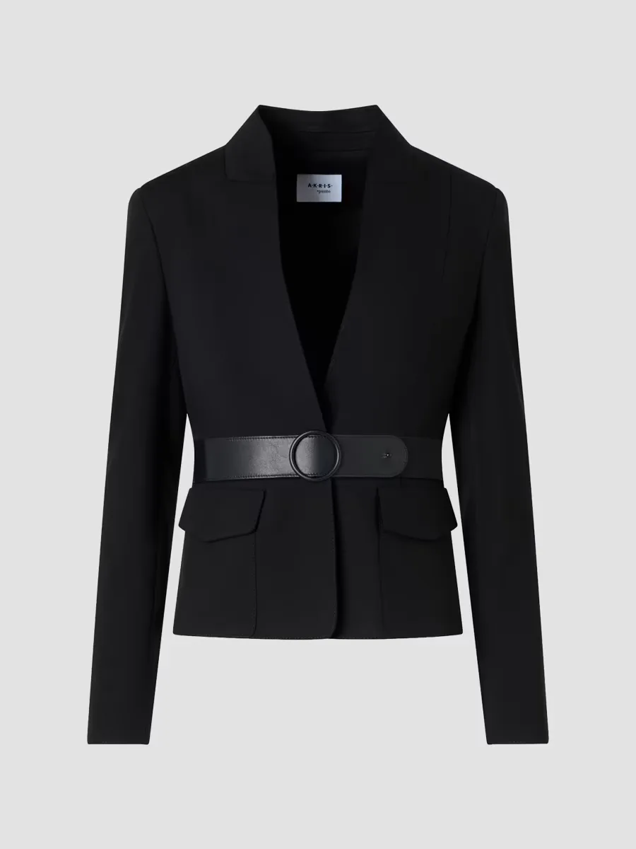 Belted Jacket by Akris Punto