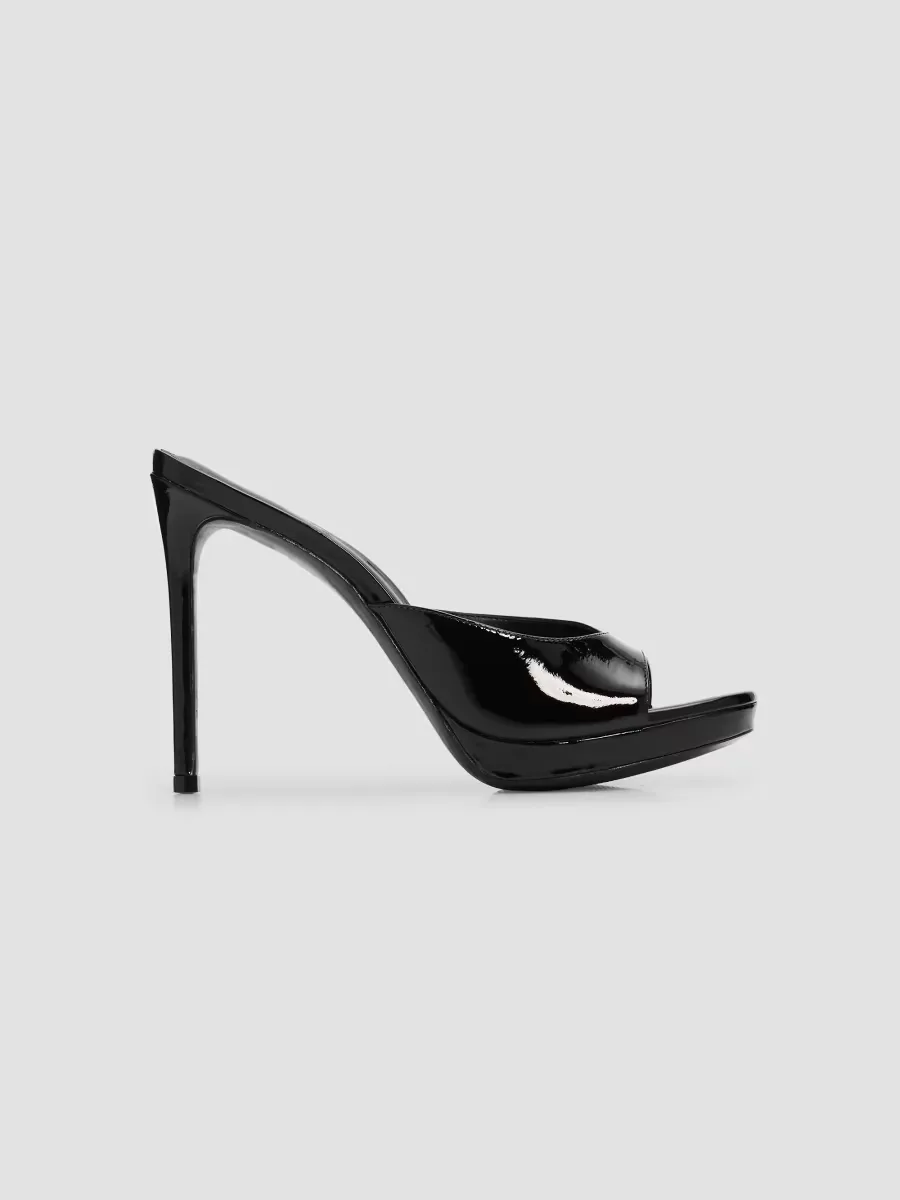 Sally 100MM Patent Leather Sandals by SCHUTZ