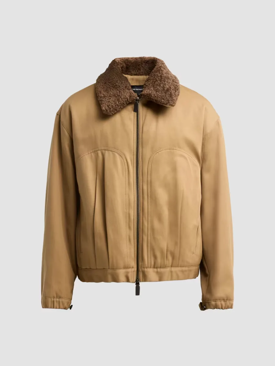 Emporio Armani Shearling Bomber Jacket