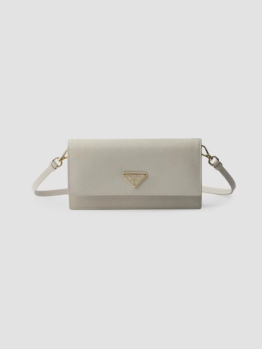 Saffiano Leather Mini Pouch by Prada