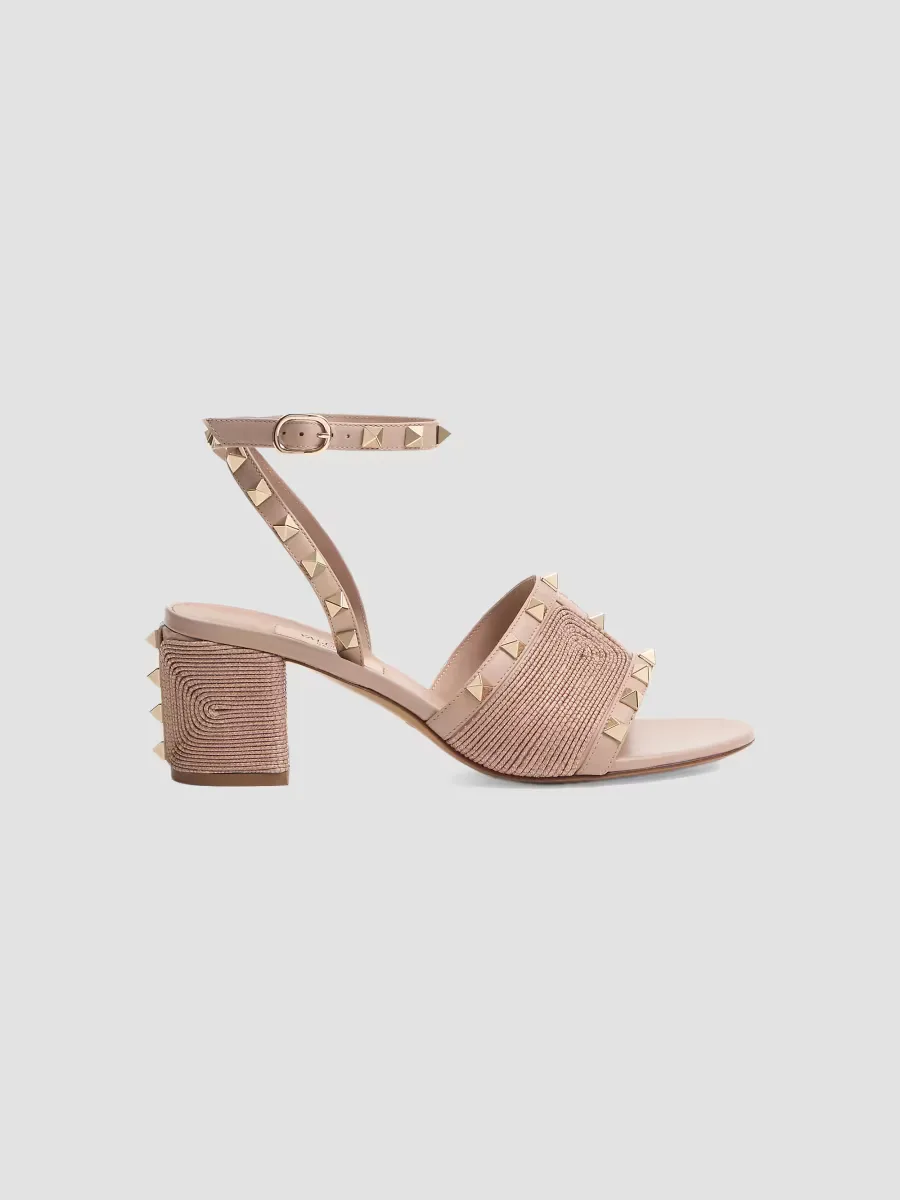 Rockstud Calfskin Sandals 60MM by Valentino