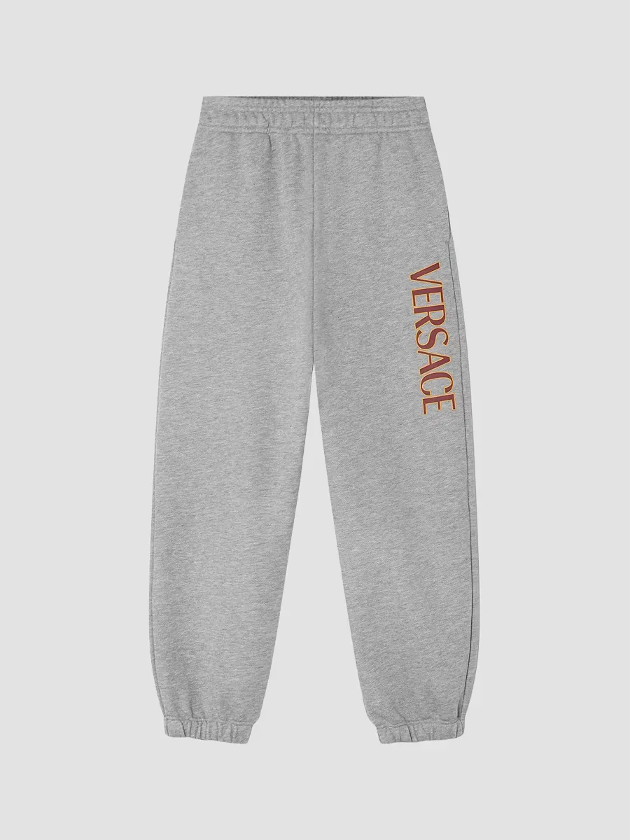 Logo Fleece Joggers by Versace