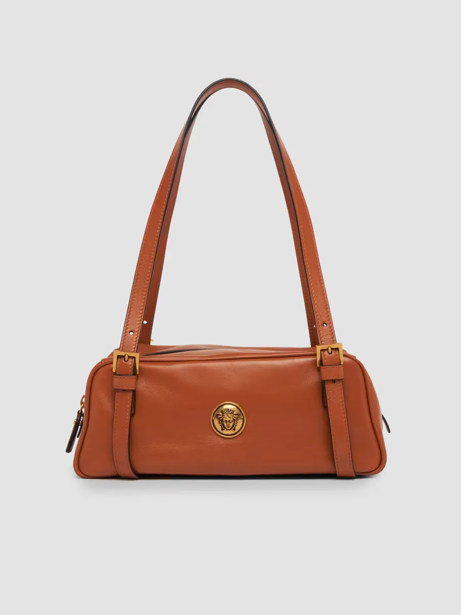 Small Leather Shoulder Bag by Versace
