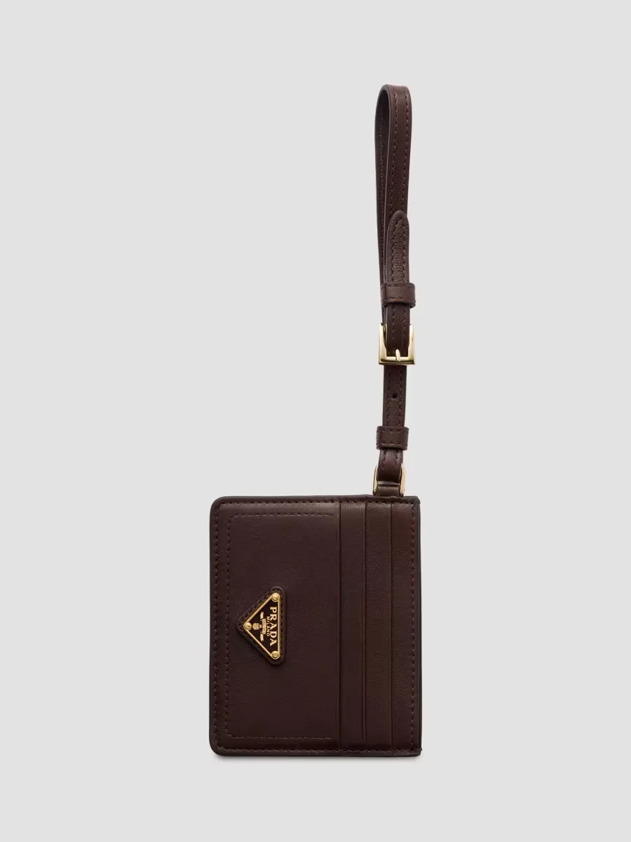 Nappa Leather Card Holder by Prada