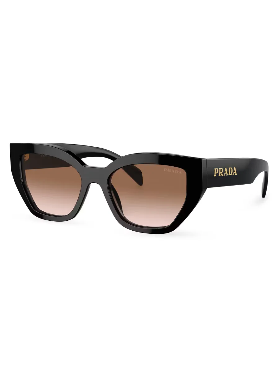 53MM Butterfly Sunglasses by Prada