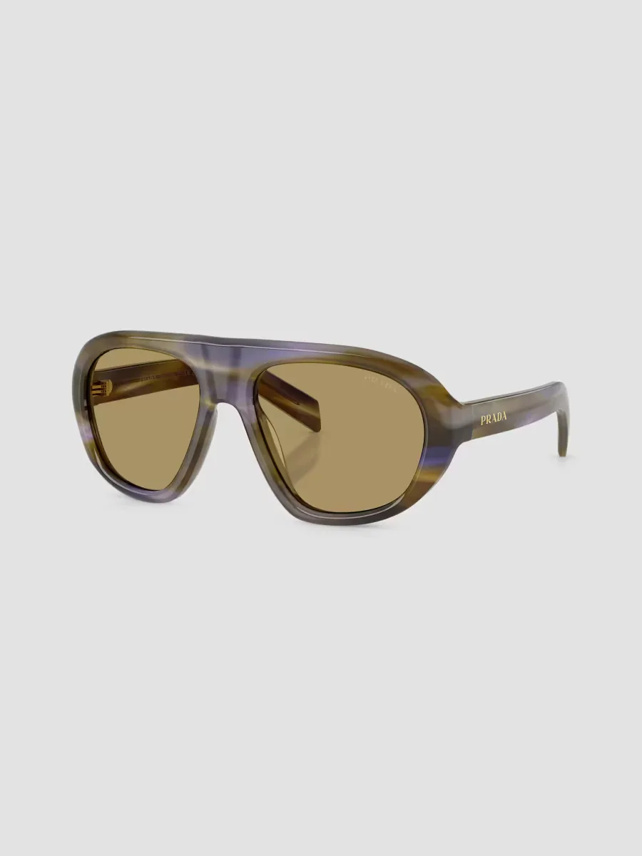 56MM Pilot Sunglasses by Prada