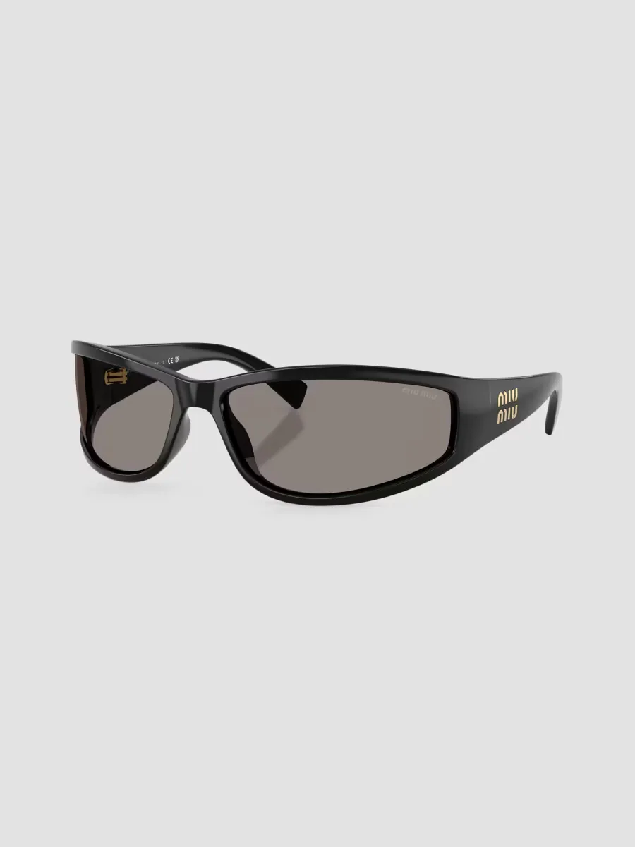 69MM Wraparound Sunglasses by Miu Miu