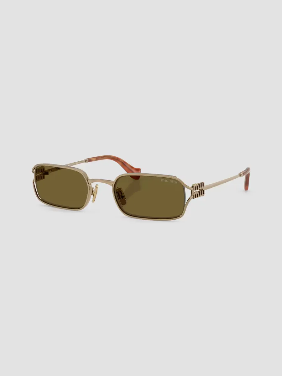 52MM Rectangular Sunglasses by Miu Miu