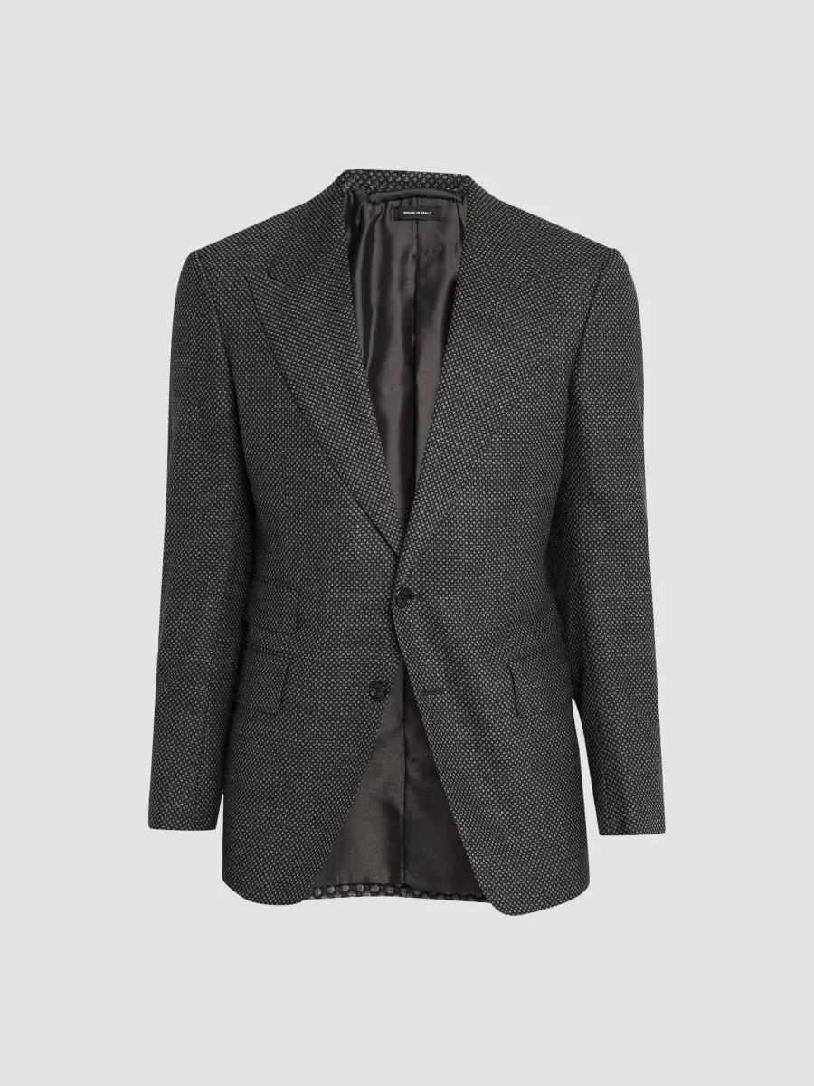 Birdseye Wool-Blend Sport Jacket by Kiton