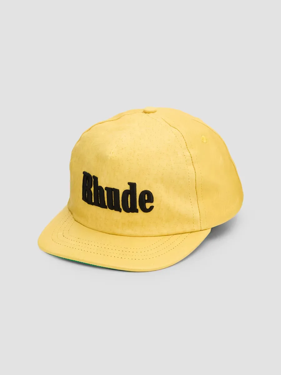 Rhude Logo Suede Hat by Rhude