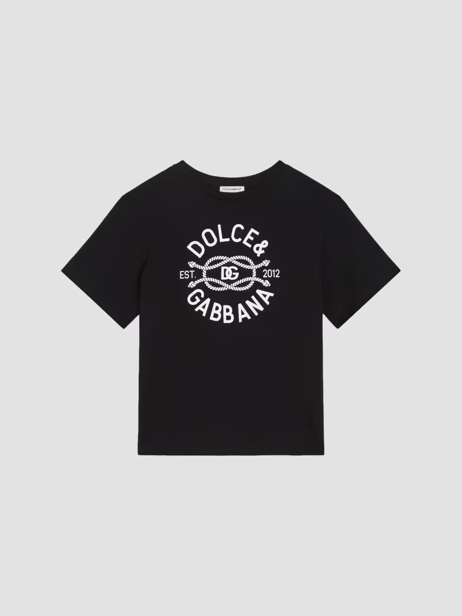 Rope Logo T-Shirt by Dolce & Gabbana