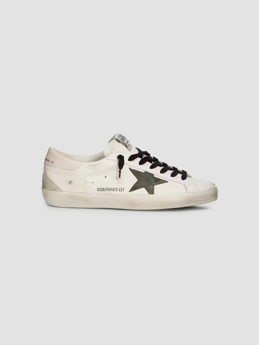 Super-Star Low-Top Leather Sneakers by Golden Goose