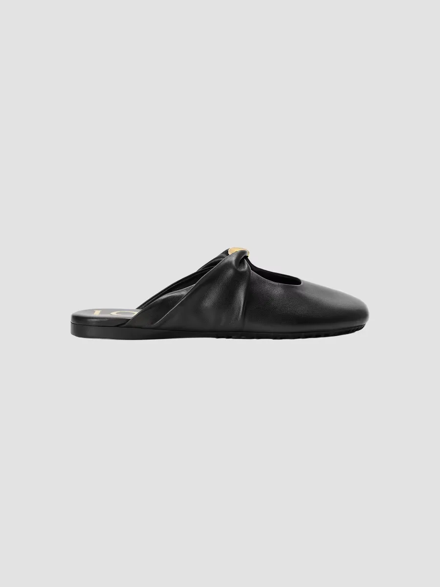 Pebble Soft Leather Mules by LOEWE