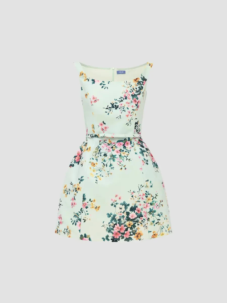 Sojourn Lyra Floral Mini Dress by LEO LIN