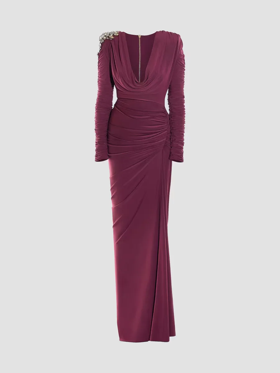 The Fragile Night Embellished Gown by Zhivago