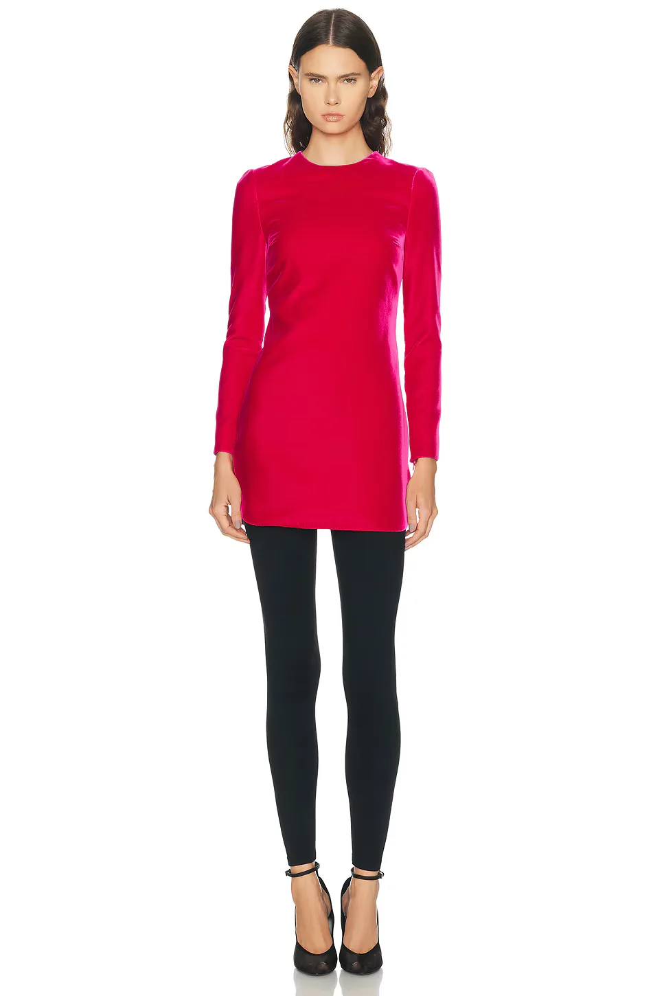Cinched Velvet Dress by Alaa