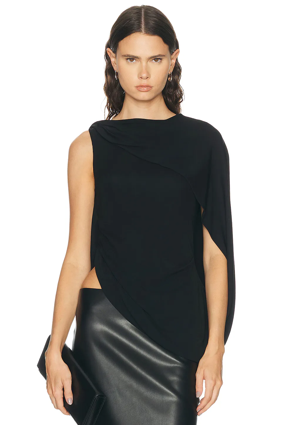 Asymmetric Draped Twisted Top