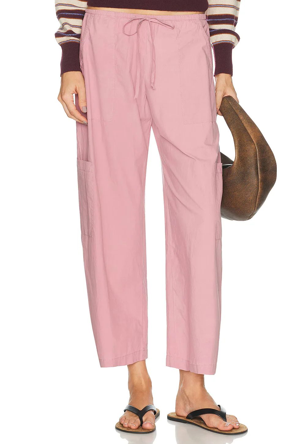 The Pop Drawstring Cargo Pant by Donni