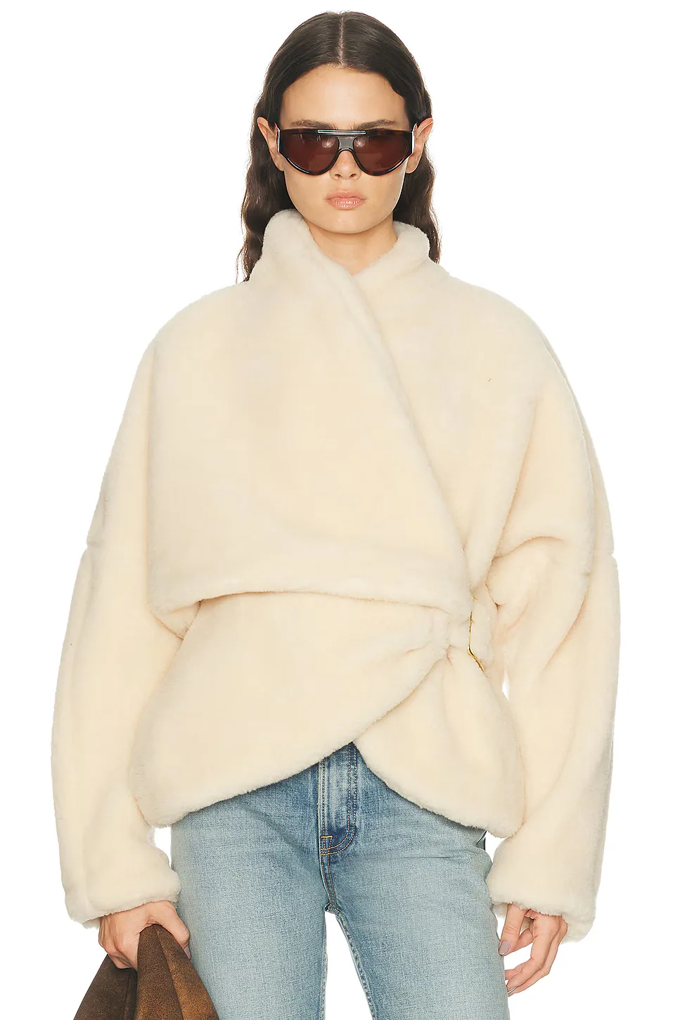 Cindy Faux Shearling Contour Jacket