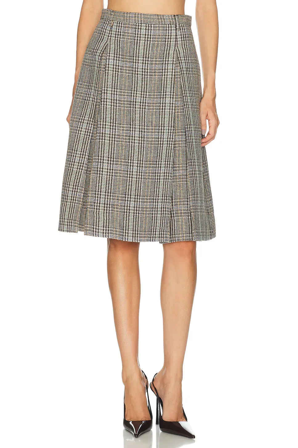Itesha Plaid Wool Skirt by Acne Studios