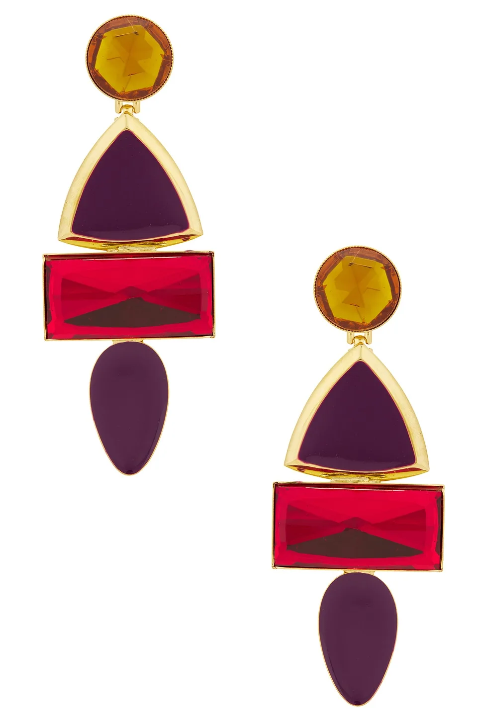 Mixed Elements Earrings by Alessandra Rich