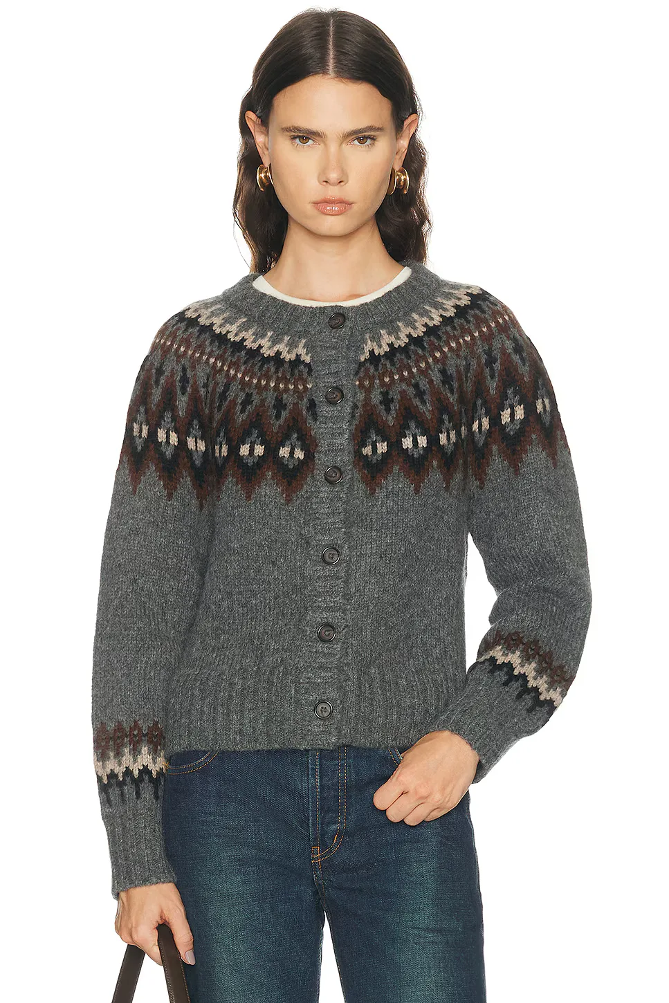 Thatcher Crewneck Cardigan by Jenni Kayne