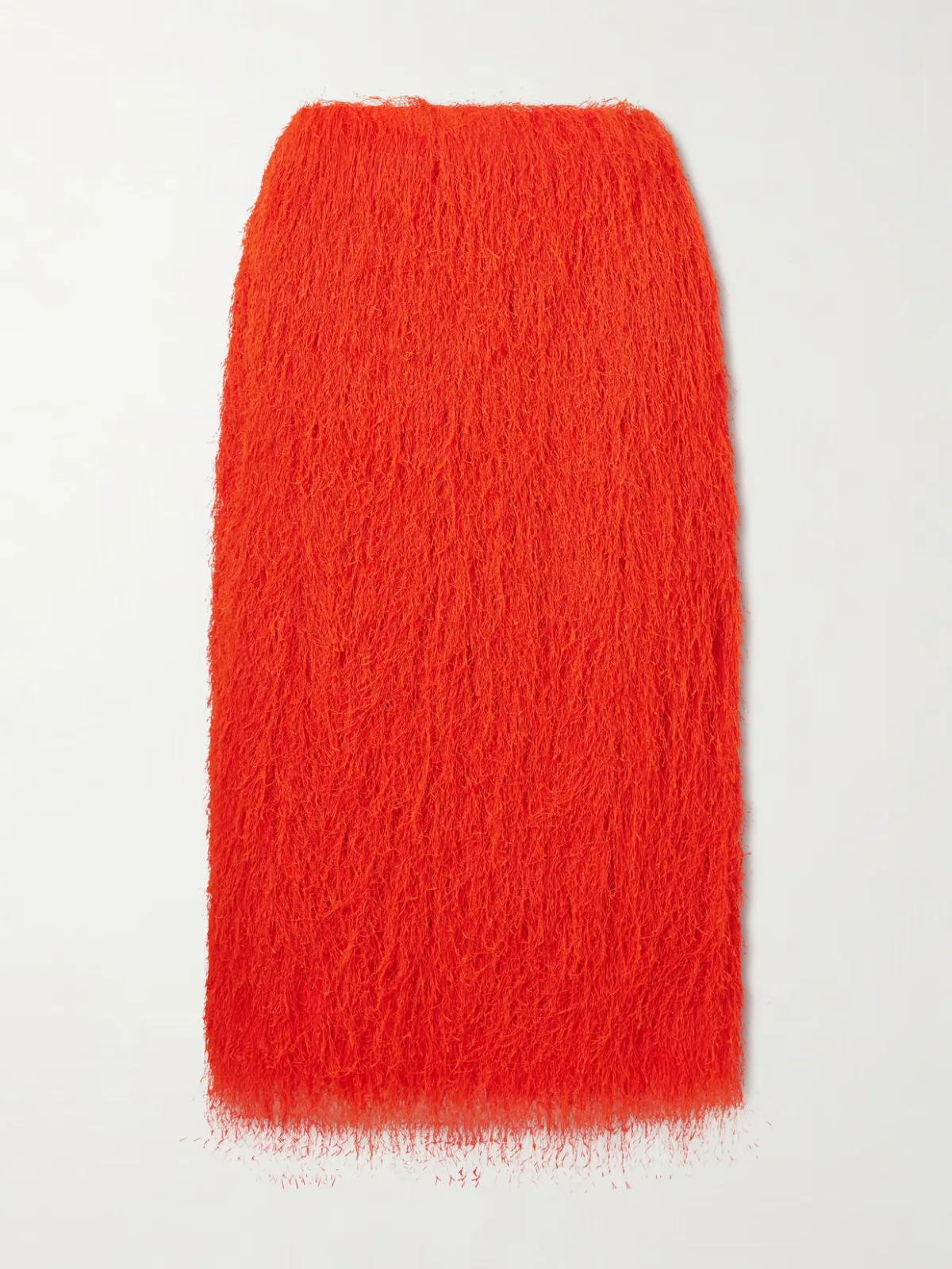 - Fringed Knitted Midi Skirt - by Dries Van Noten
