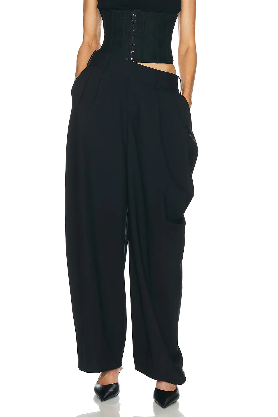 Deconstructed Corset Trouser