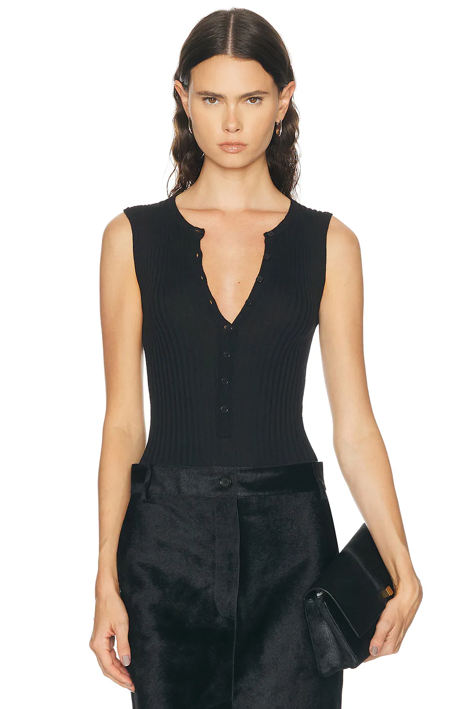 Sleeveless Knit Bodysuit