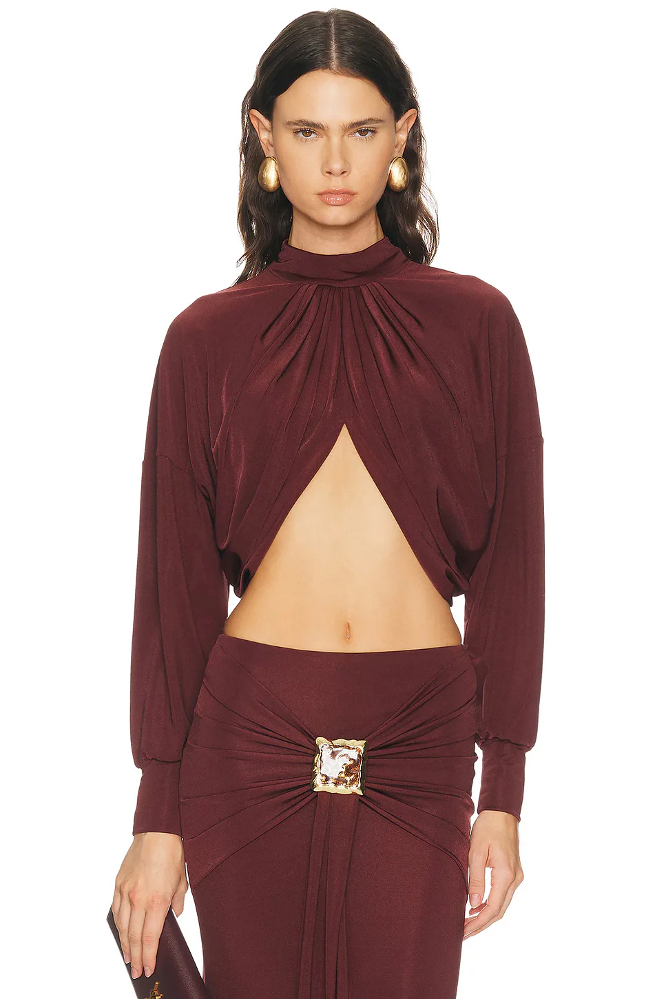 PatBO Helo Jersey Long Sleeve Top by PatBO