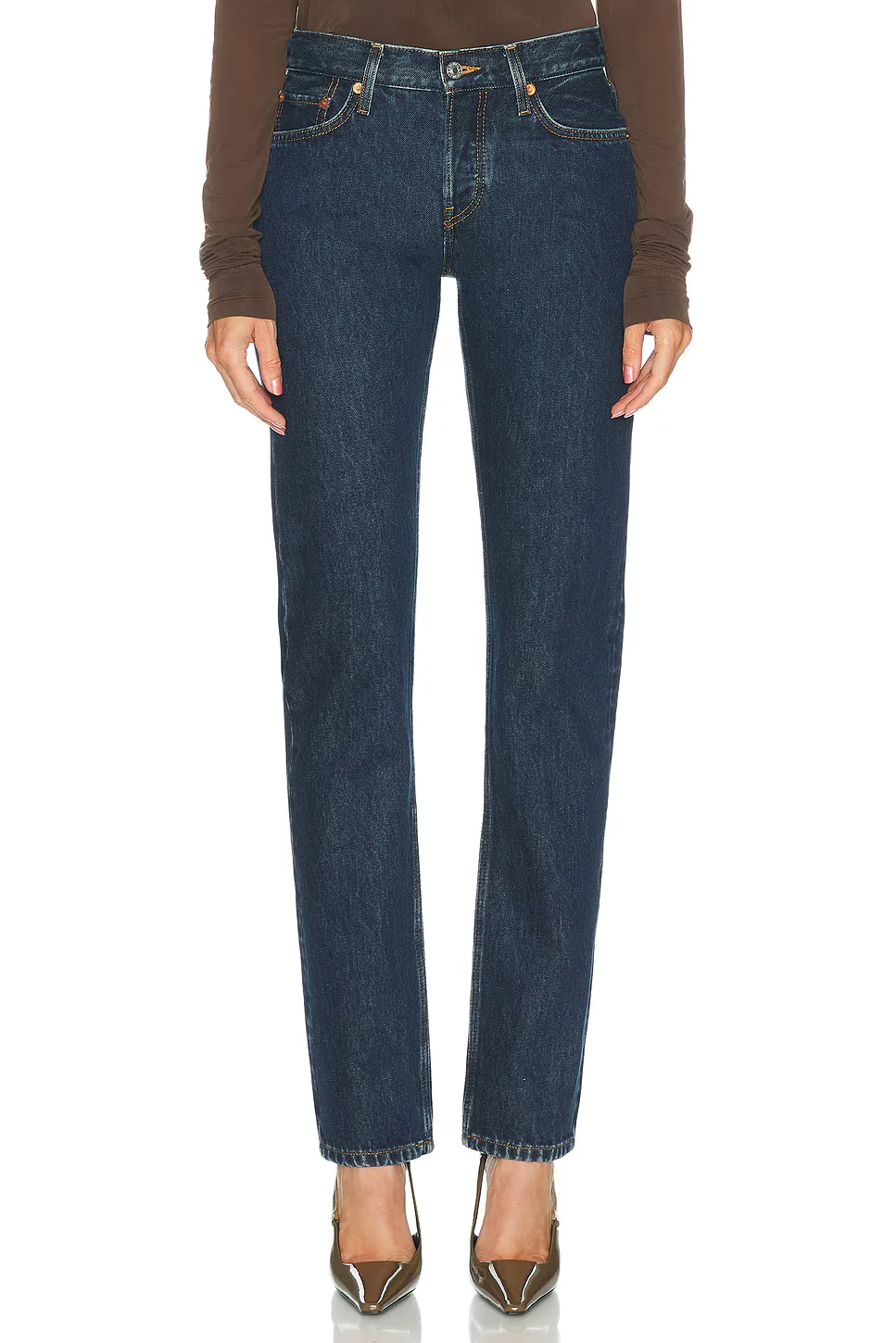 RE/DONE Slim Cig Straight Leg Jeans by Re/Done