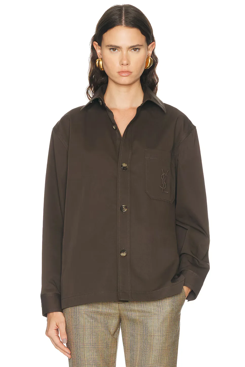 Bellechasse Denim Top by Saint Laurent