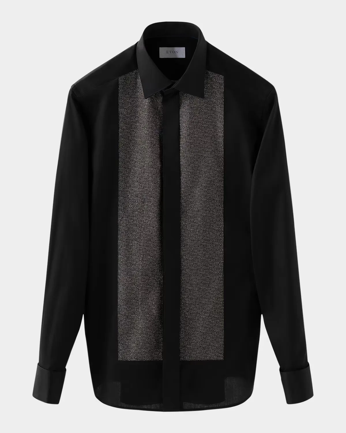 Evening Jacquard Bib Slim-Fit Dress Shirt by Eton