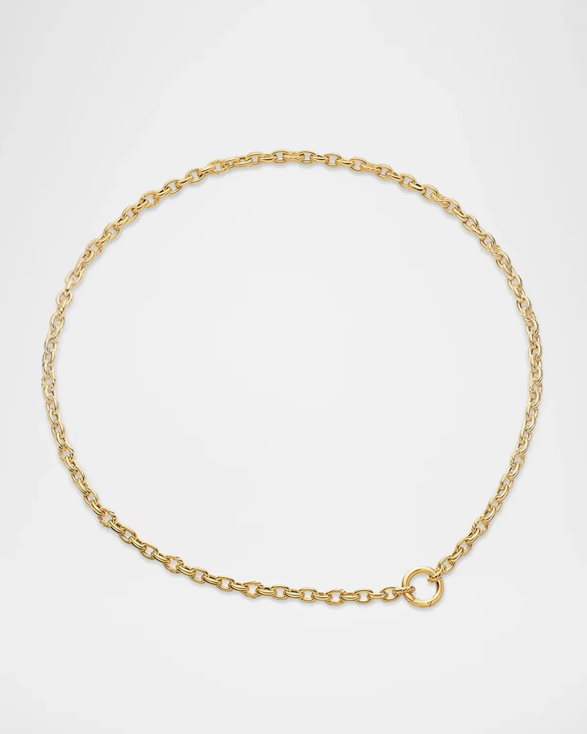DY Mercer Petite Chain Necklace in 18K Gold, 4.5mm, 20L by David Yurman