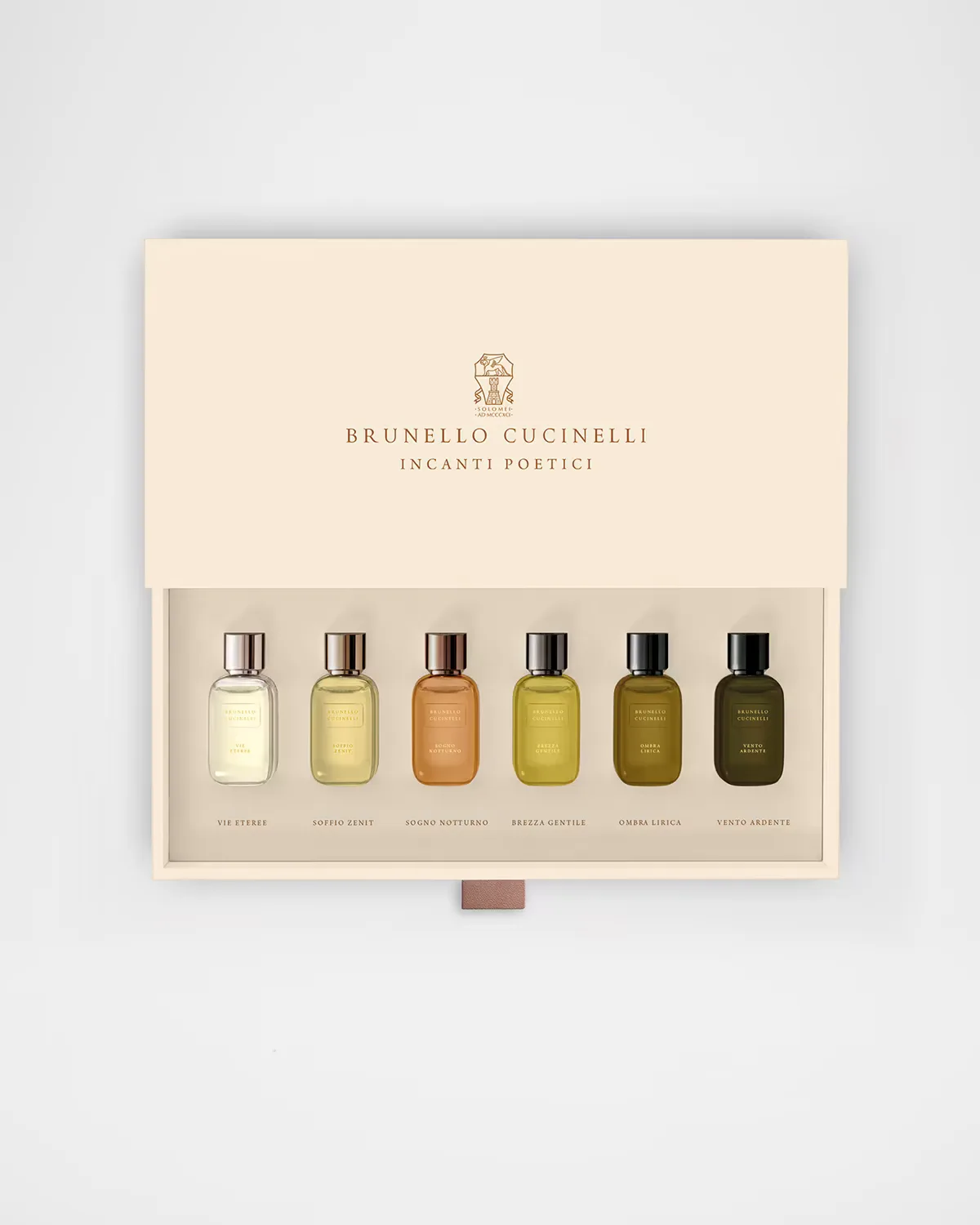 Incanti Poetici 6-Piece Mini Fragrance Discovery Collection by Brunello Cucinelli