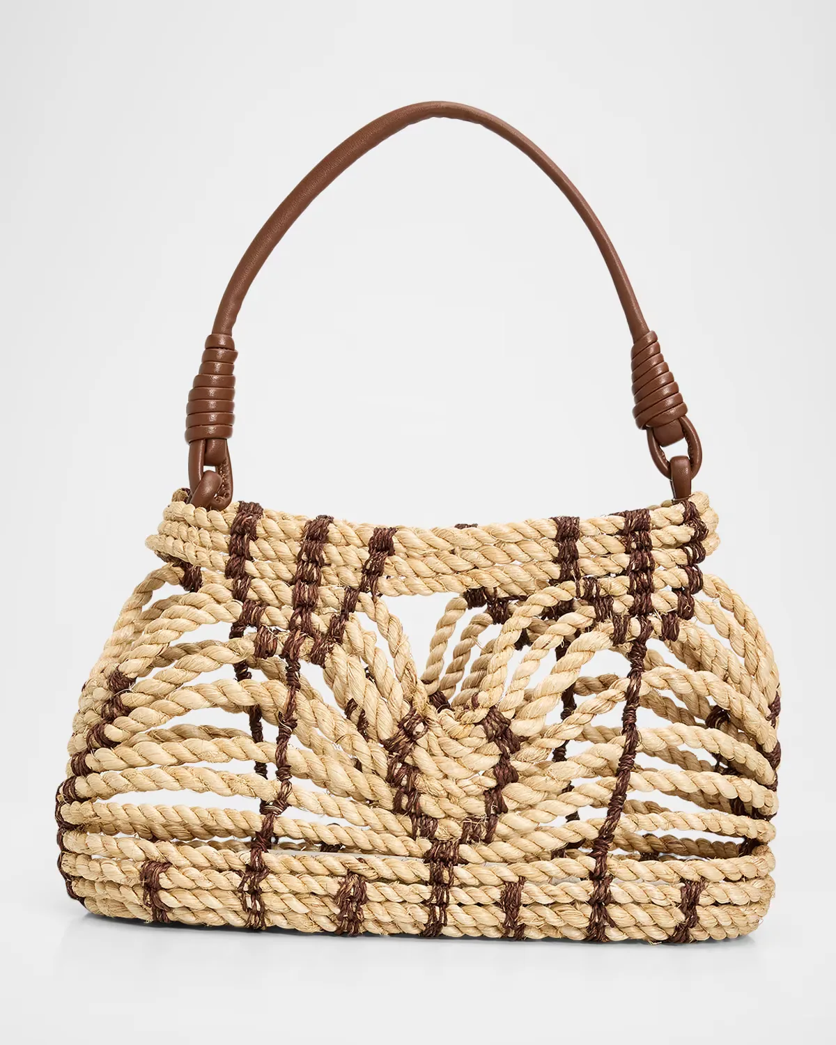 The Rope Woven Jute Tote Bag by Poolside