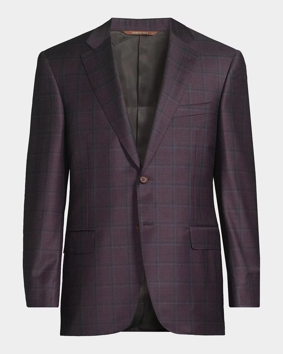 Siena Checked Classic Fit Sportcoat by Canali
