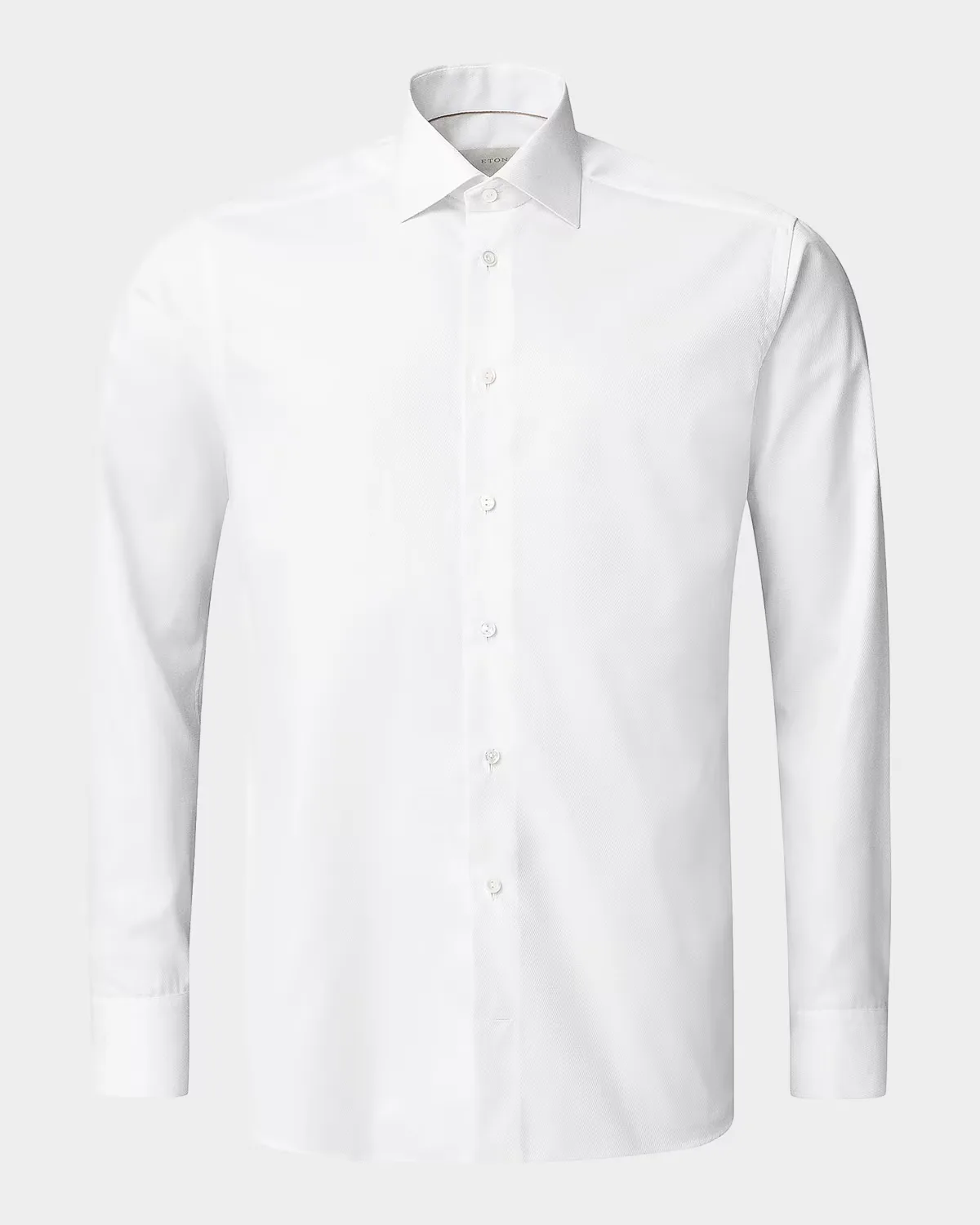 Textured Cotton Contemporary-Fit Piqué Shirt by Eton