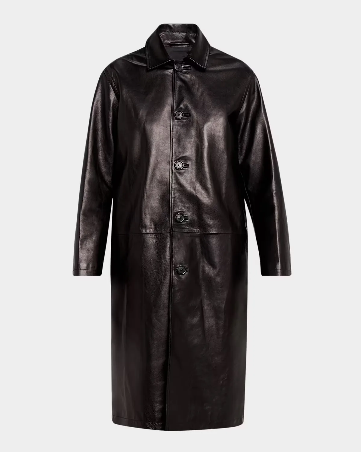 Abel Leather Coat