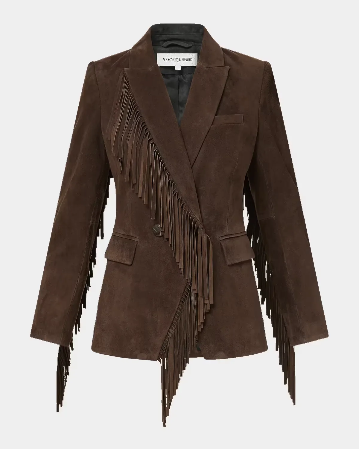 Pali Suede Dickey Jacket by Veronica Beard