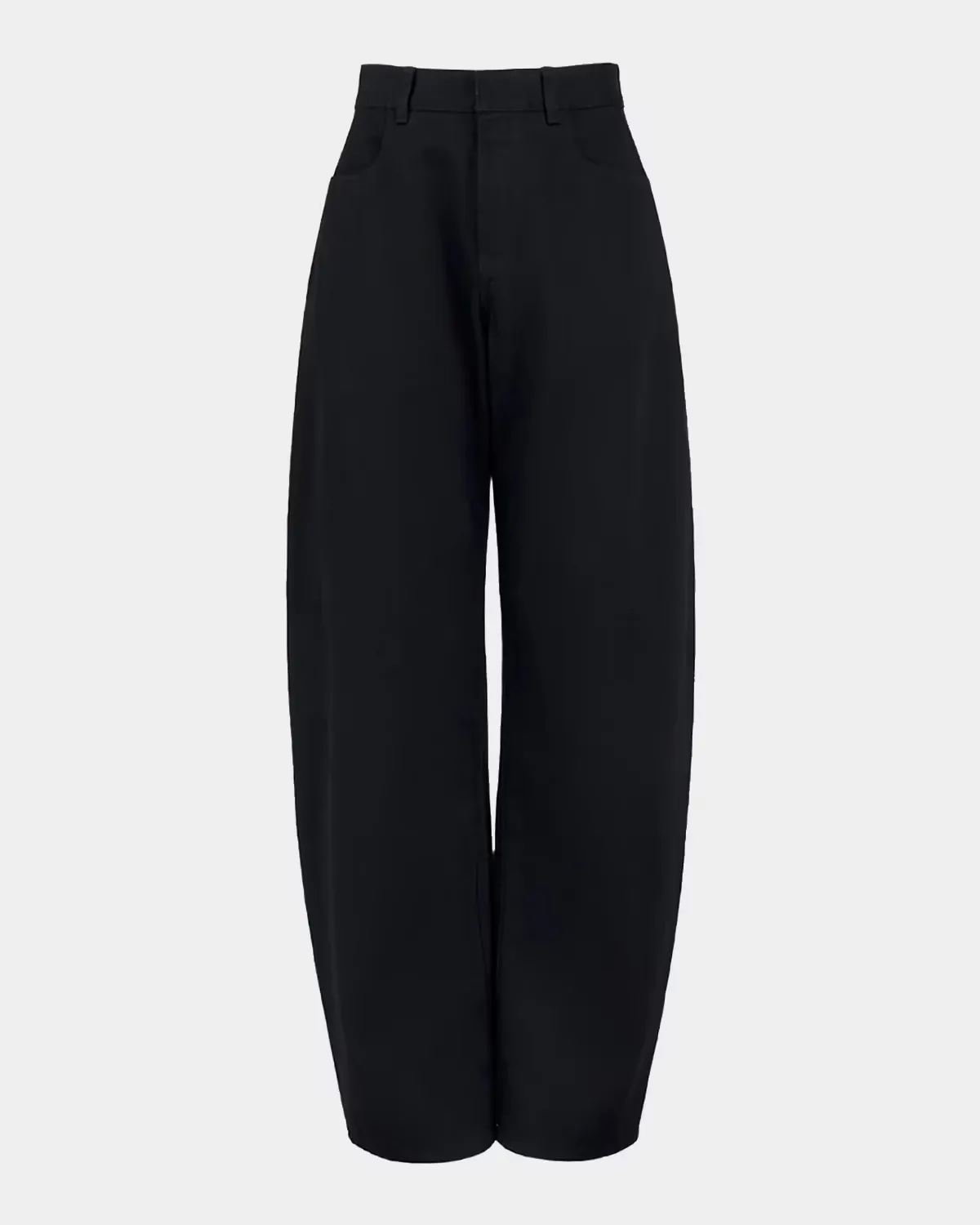 Mid-Rise Denim Round Pants by ALAA