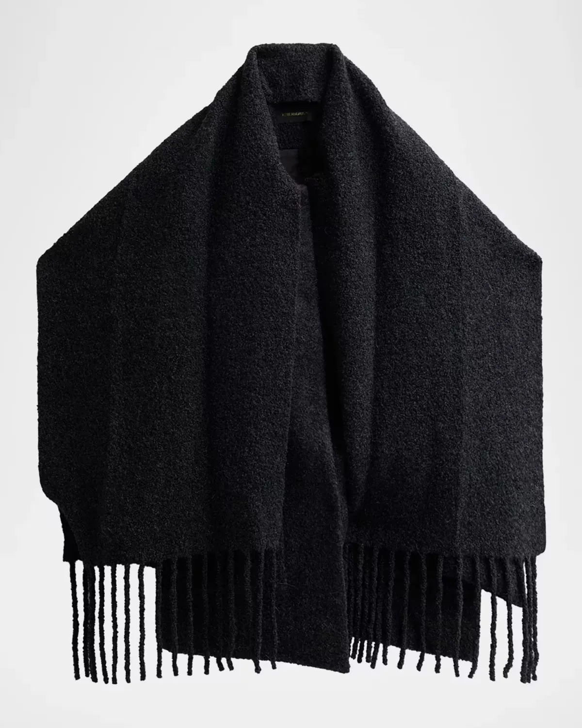Leonie Boucle Coat with Scarf by Kobi Halperin