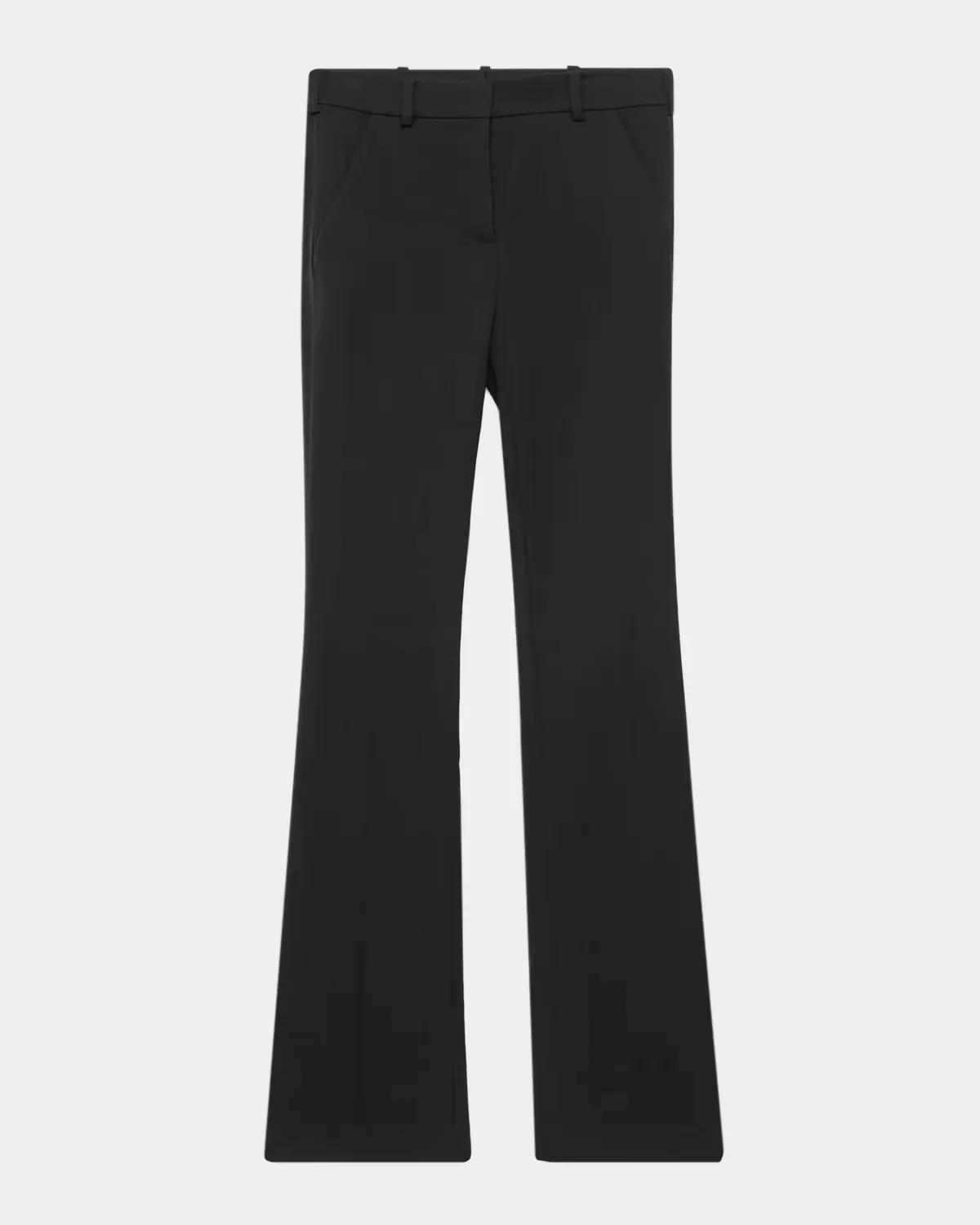 Satin Wool Tailored Pants